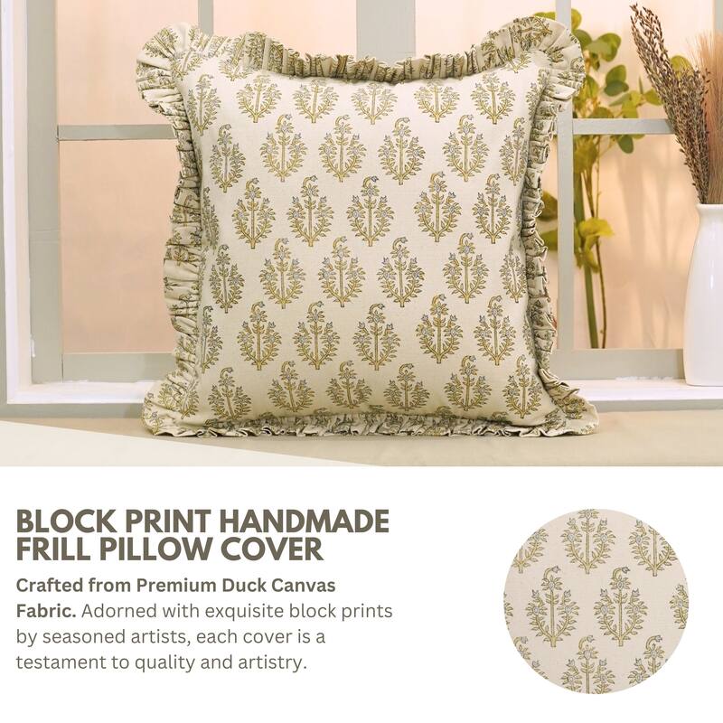 Luxury Home Designer Frill Pillow Cover By Fabdivine- NeelGangan