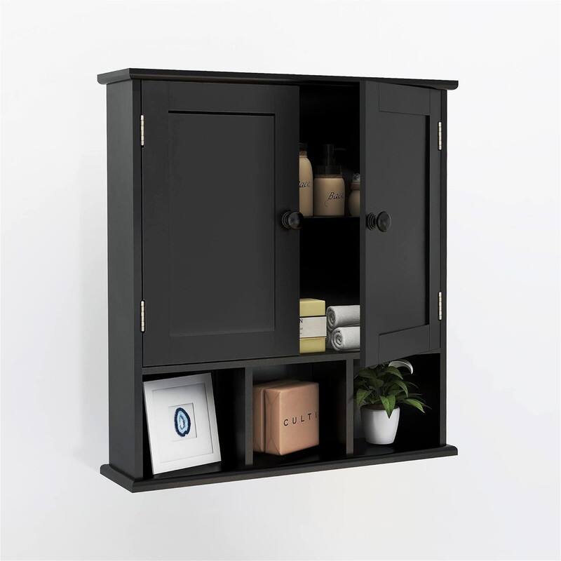 Bathroom Wall Cabinet - 5.1"D x 22"W x 22"H