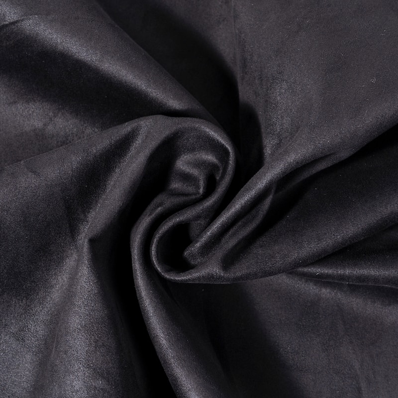 Queen Size Upholstered Platform Bed with Oversized Padded Headboard and Solid Wood Frame, Black