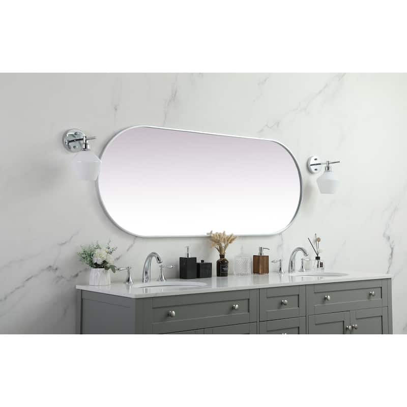 Elegant Lighting MR2A2460 Asha 24" W x 60" H Oval Framed Bathroom