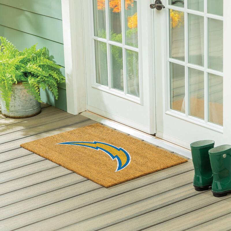 Los Angeles Chargers Full Color Indoor/Outdoor Coir Mat