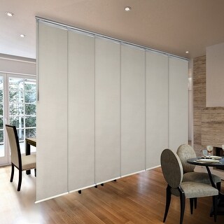 InStyleDesign Seashell 6-Panel Single Rail Panel Track Extendable 70 ...