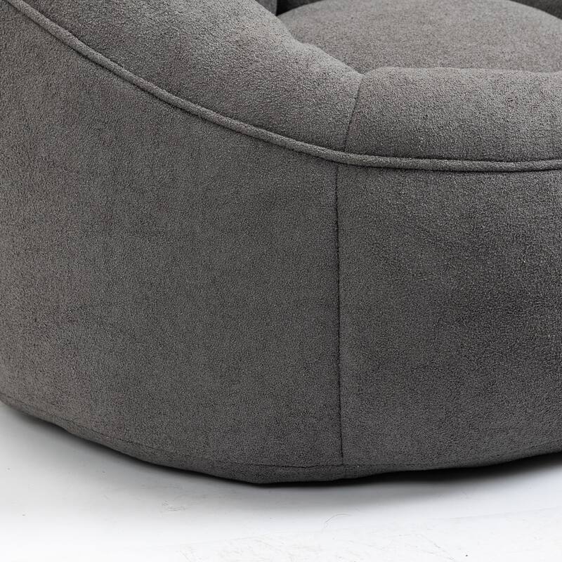 Bedding Bean Bag Sofa Chair High Pressure Foam Bean Bag Chair Adult Material with Padded Foam Padding Compressed With Footrest