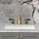 preview thumbnail 10 of 35, Kingston Brass Convergent Two-Handle 3-Hole Deck Mount Widespread Bathroom Faucet with Knurled Handle and Brass Pop-Up Drain