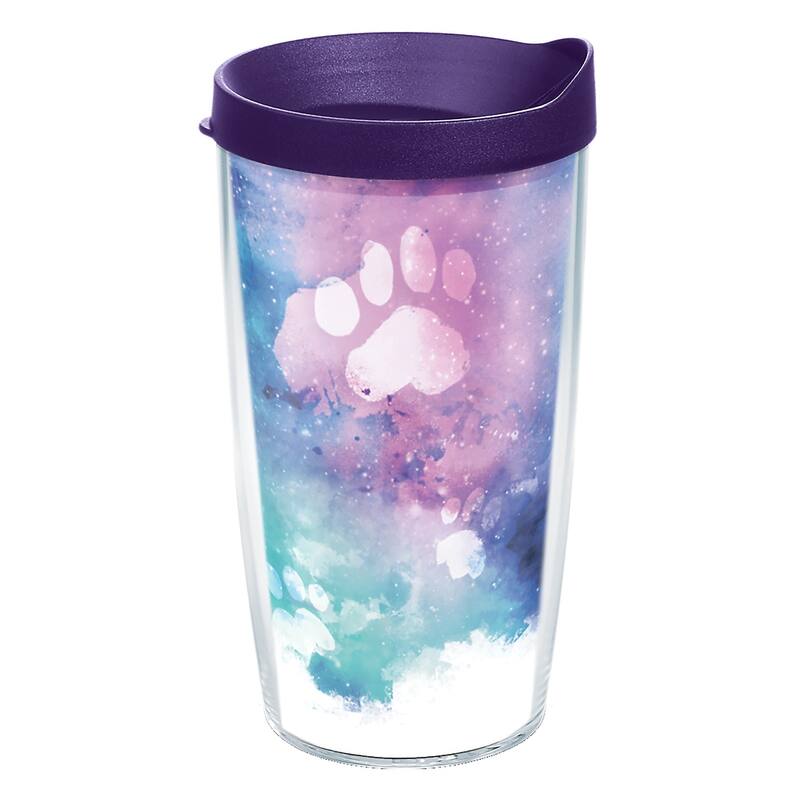 Tervis Paw Prints Made in USA Double Walled Insulated Travel Tumbler, Classic - 16oz