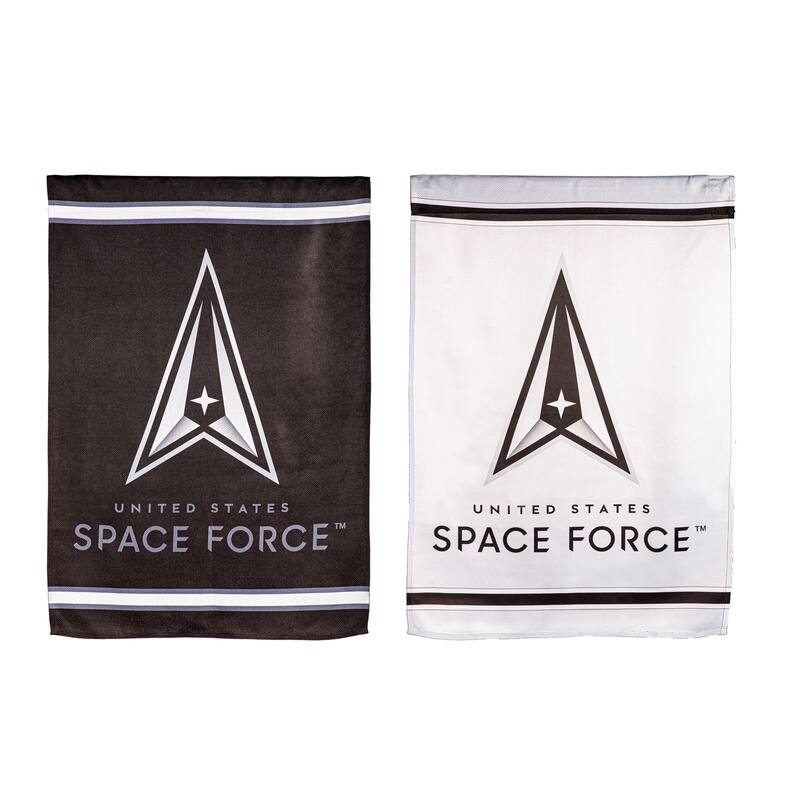Embossed Suede Flag, Garden Size, Space Force