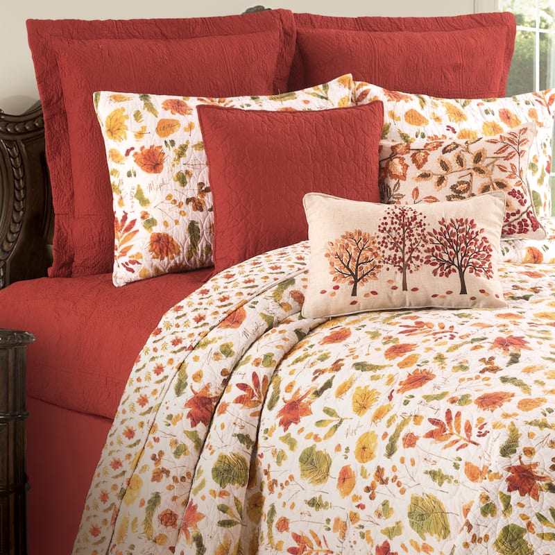 Autumn Bloom Forest 12 x 18 Decorative Accent Throw Pillow