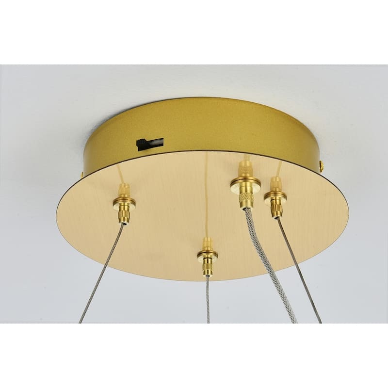 Indigo Home 18 inch Adjustable LED Chandelier