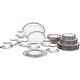 preview thumbnail 1 of 16, Noritake Crestwood 50-Piece Dinnerware Set, Service for 8 Platinum