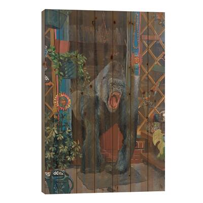 Untitled Print On Wood by Artur Rios - Multi-Color