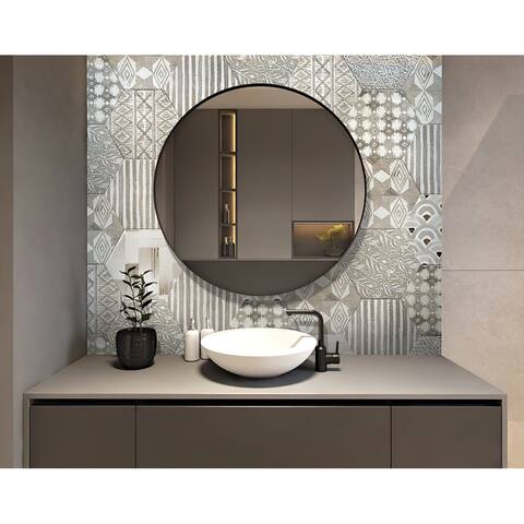 Apollo Tile 17 pack 9.9-in W x 9.9-in L Matte Hexagonal Porcelain Wall and Floor Deco Tile (10 Sq ft/case)