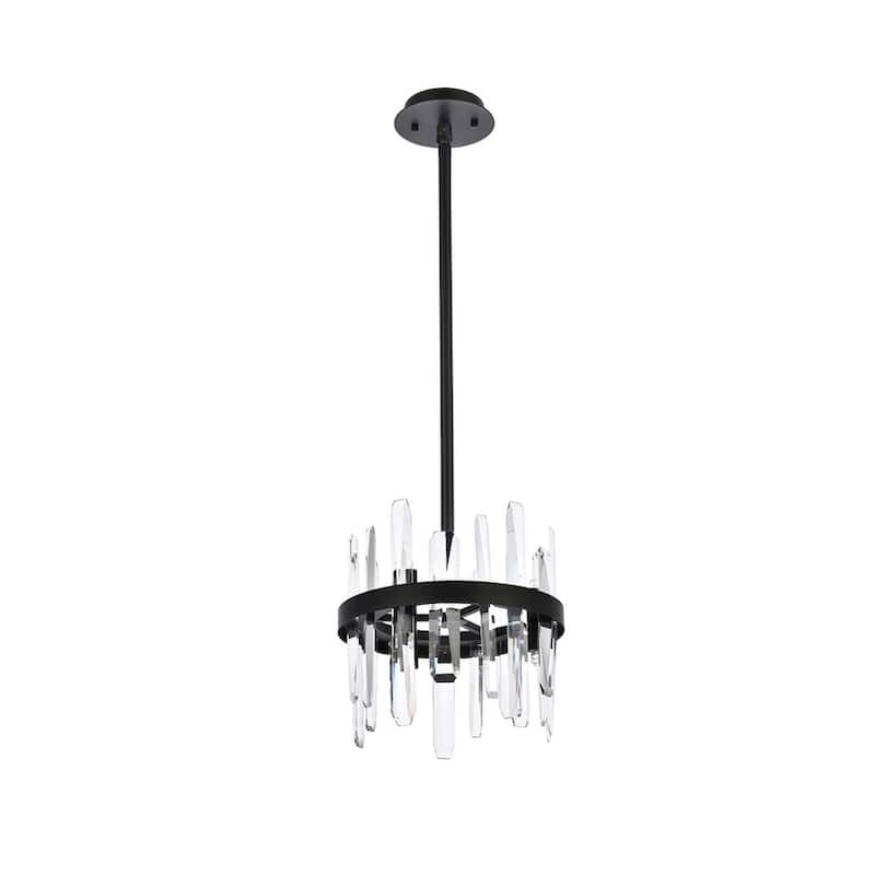 Indigo Home 12 inch crystal round pendant