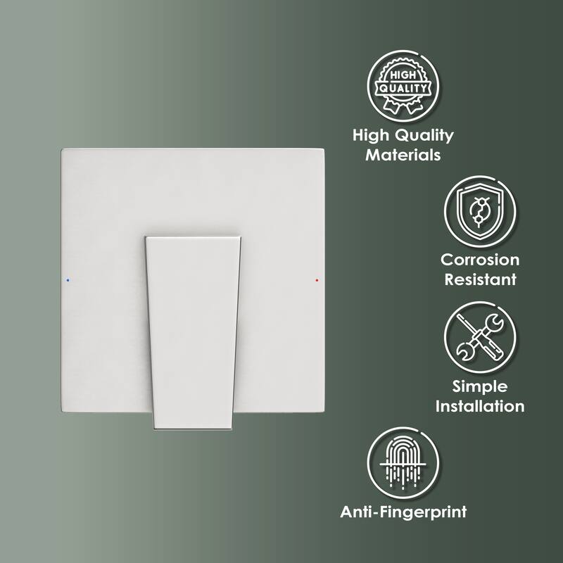 1-Handle Wall Mount Shower Valve Trim Kit for MOEN Tub/Shower Faucets (Valve Not Included)