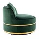 preview thumbnail 25 of 62, 360 Degree Swivel Accent Chair Velvet Modern Upholstered Barrel Chair Over-Sized Soft Chair with Seat Cushion