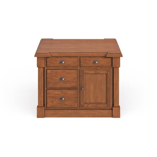 Homestyles Aspen Rustic Cherry Kitchen Island On Sale Bed Bath