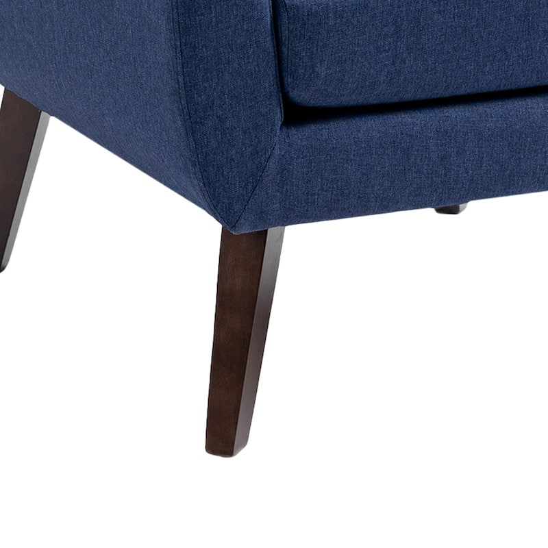 3-Piece Tufted Linen Armchair and Loveseat Set