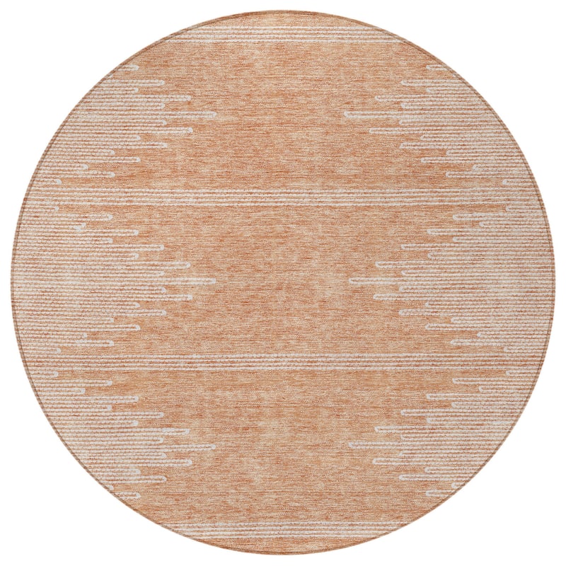 HomeRoots Abstract Transitional Rectangle Outdoor Rug