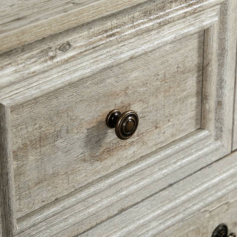 7 Drawers Dresser for Bedroom, Multi-functiona Wooden Storage Cabinet, Clothing Organizer with Roman Column Handles