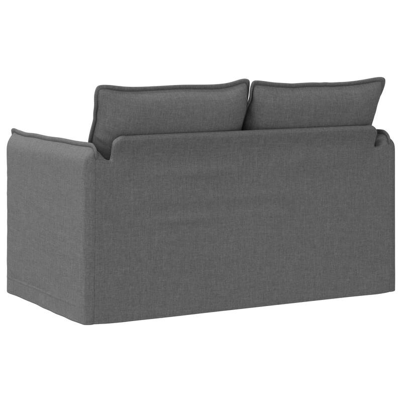 vidaXL Sofa Dark Grey Fabric