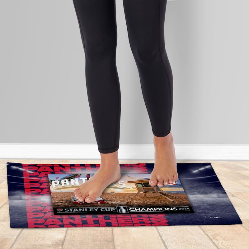 NHL Florida Panthers Repeater Washable Rug - 20" x 32"