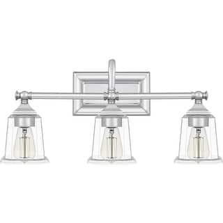 Nicholas 3-Light Bathroom Vanity Light in Polished Chrome