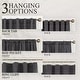 preview thumbnail 13 of 37, Cotton Blend Light Filtering Textured Back Tab/Rod Pocket Curtain Pair (Set of 2)