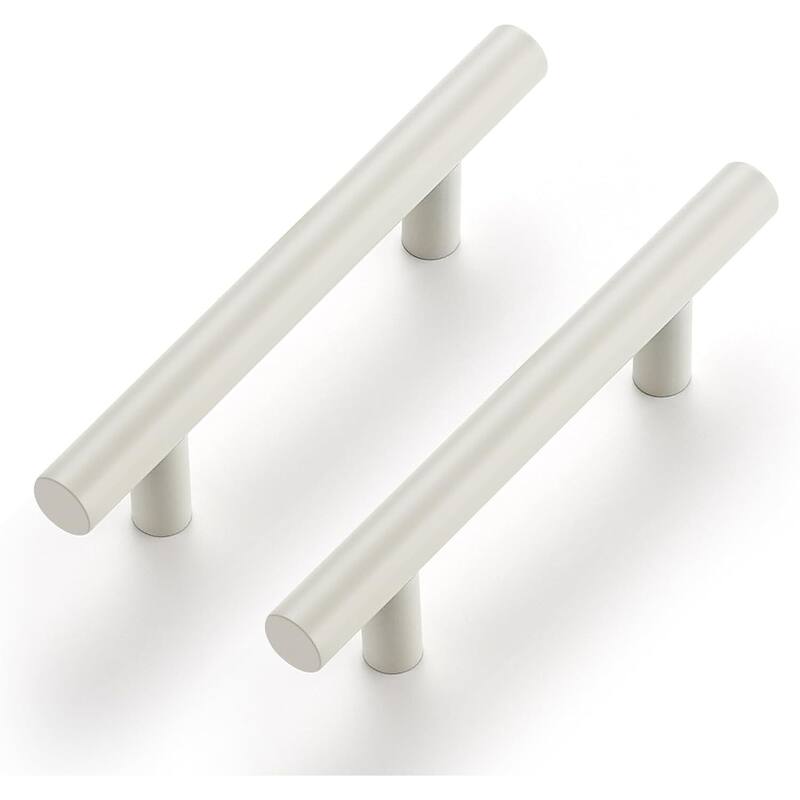 30-Pack Cabinet Pulls - 5" Handles, 3" Hole Center for Kitchen Drawers - White