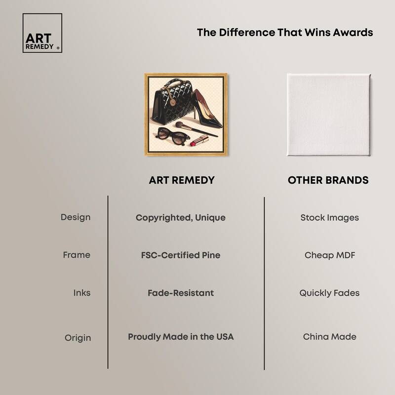 Simple Glam Collection Canvas by Art Remedy