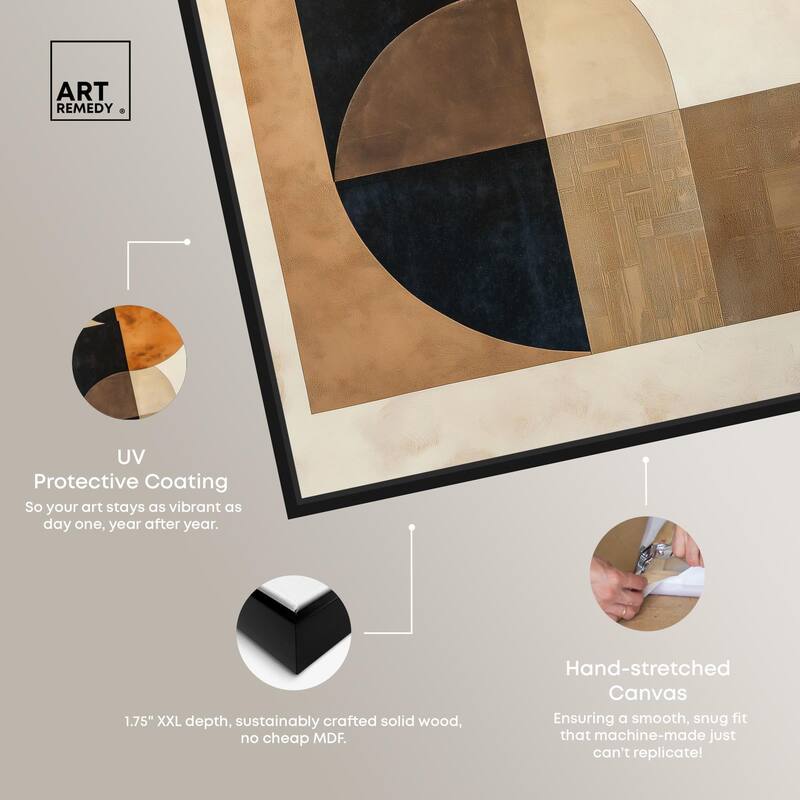 Divided Circle II Canvas by Art Remedy