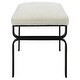 preview thumbnail 3 of 4, Uttermost 23749 Diverge 23" Wide Bench