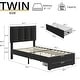 preview thumbnail 96 of 123, Javlergo Bed Frame with Storage Drawers Upholstered Platform Bed Frame with Adjustable Headboard