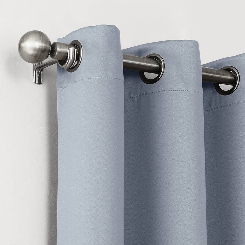 Sun Zero Oslo Theater Grade Extreme Total Blackout Grommet Curtain Panel, Single Panel