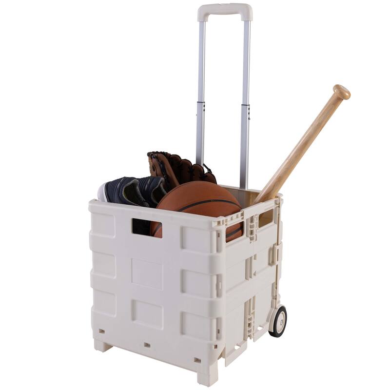 Simplify Tote & Go Collapsible Utility Cart in White