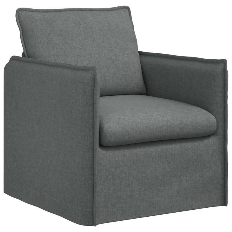 vidaXL Sofa Dark Grey Fabric