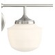 preview thumbnail 6 of 6, Minka Lavery 2574 Cornwell 4 Light 32" Wide Vanity Light with Etched