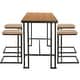preview thumbnail 4 of 15, Carbon Loft Arturio 5-piece Industrial Counter Height Dining Set