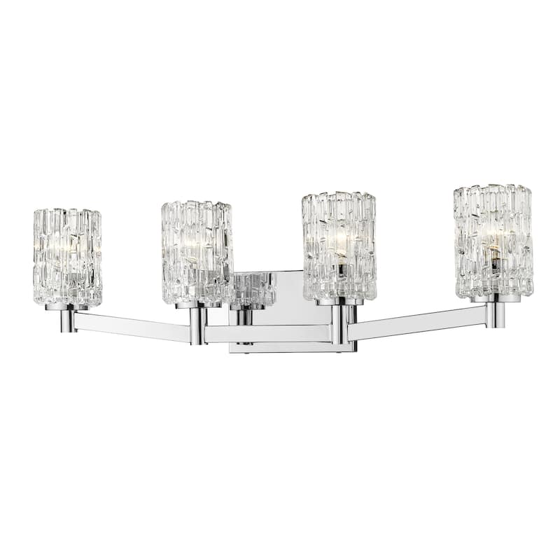 Bellevue Luella 4 Light 32" Wide Bathroom Vanity Light - Chrome