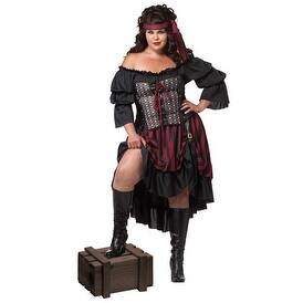 Shop Plus Size Hot Pirate Wench Adult Halloween Costume Overstock 14673250