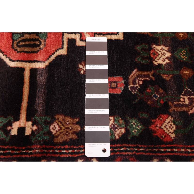 ECARPETGALLERY Hand-knotted Anadol Black Wool Rug - 3'11 x 6'1