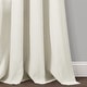 preview thumbnail 14 of 30, Lush Decor Faux Linen Grommet Window Curtain Panel Pair - 84" x 52"