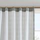 Madison Park Salford Plaid Rod Pocket and Back Tab Single Curtain Panel with Fleece Lining