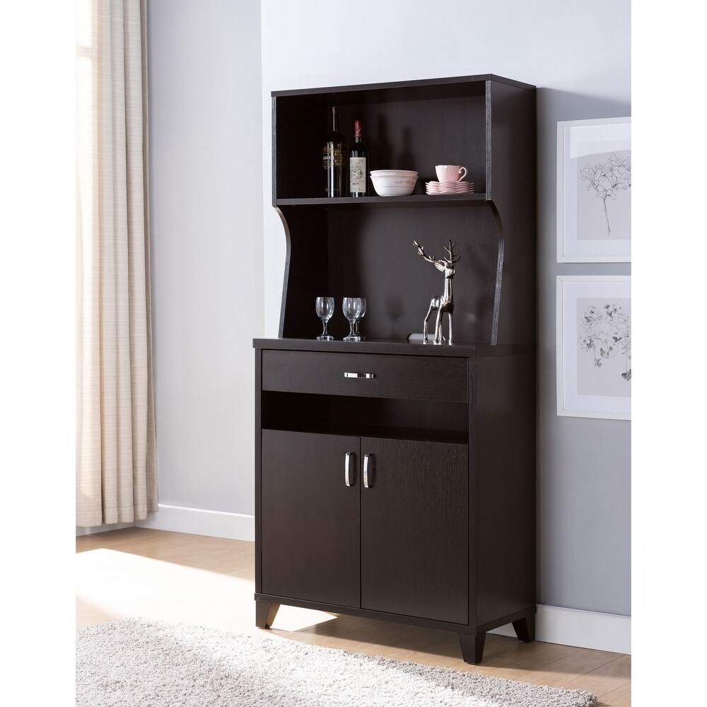 Mid century modern sales pantry cabinet