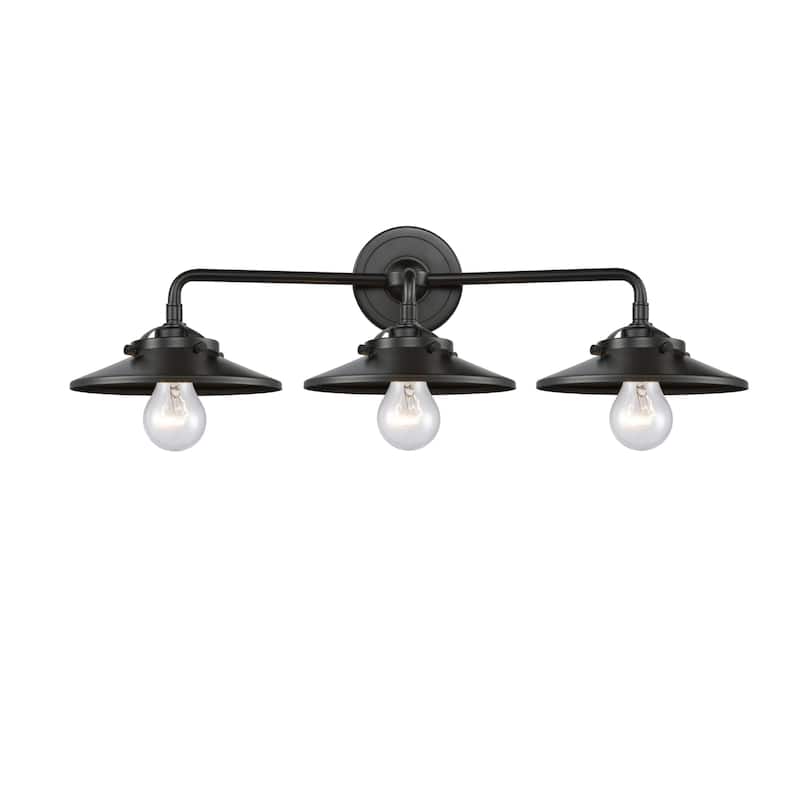 Innovations Lighting Railroad 3 Light 26" Wide Bathroom Vanity Light - Oil Rubbed Bronze