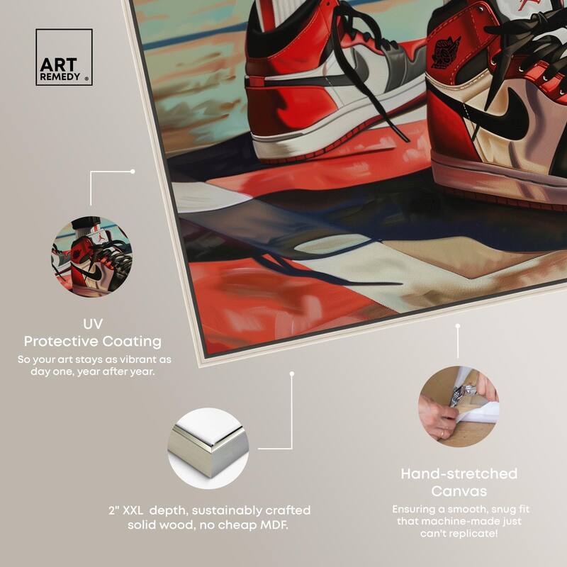 Down at the Court Canvas by Art Remedy