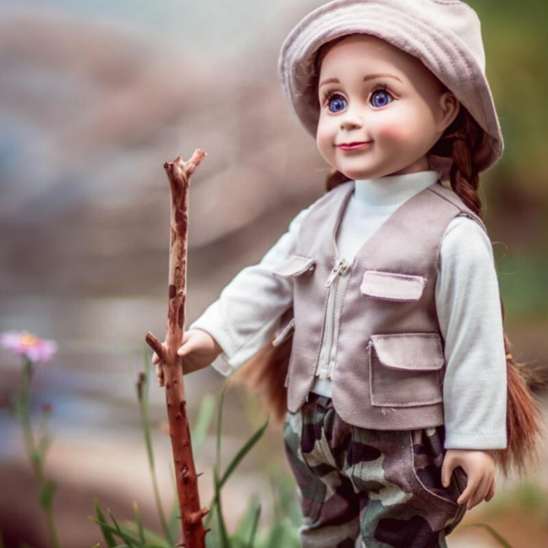 Clothes Fits 18 American Girl Boy Doll Shirt Pants Vest Outfit