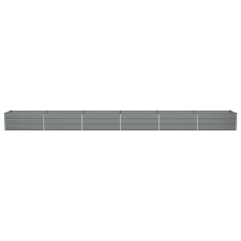 vidaXL Planter in Steel - 62.99 x 31.50 x 17.72