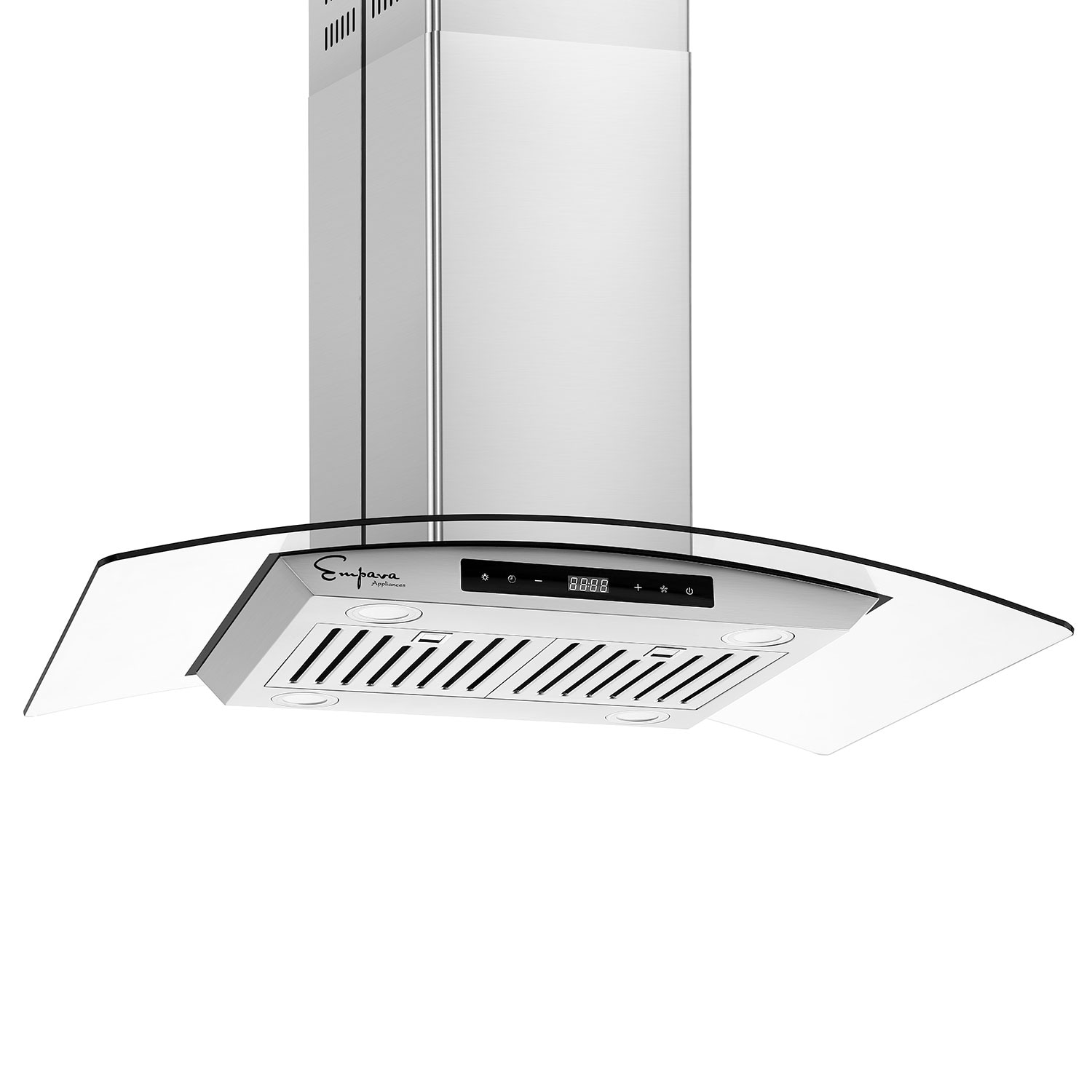 Empava Ducted/Ductless Wall Mount Range Hood 36 Inch, Kitchen Exhaust Stove  Vent with Sealed Aluminum Motor Touch & Remote Control, 3-Speed, 500 CFM