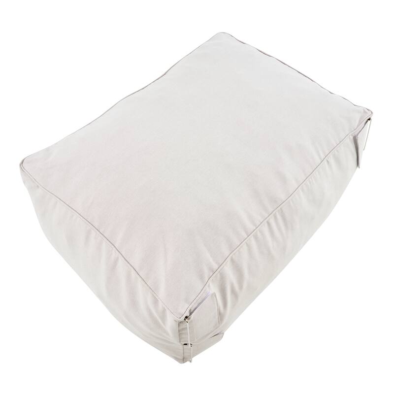 Christopher Knight Home - Outdoor Olefin Bean Bag Ottoman Modular Patio Lounge