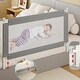 preview thumbnail 11 of 11, Toddler Bed Rail with Detachable Guardrail & Safety Strap 60", 1 Side