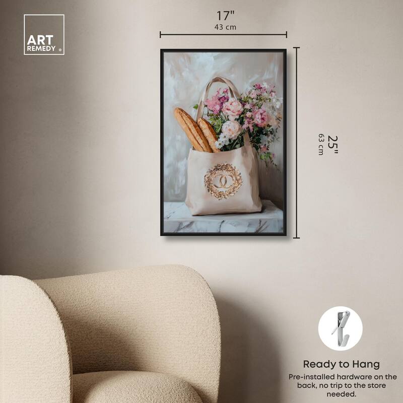 Chic Carryall I Canvas by Art Remedy